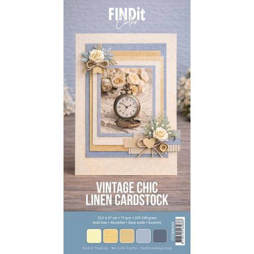 Linen Cardstock Vintage Chic