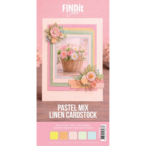 Linen Cardstock Pastel Mix