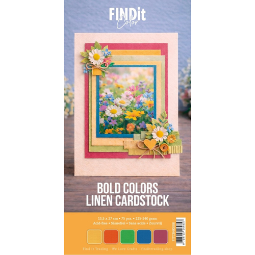 Linen Cardstock Bold Colors