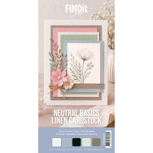 Linen Cardstock Neutral Basics