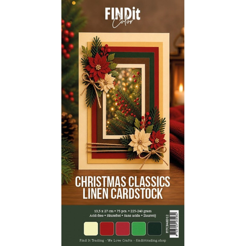 Linen Cardstock Christmas Classics