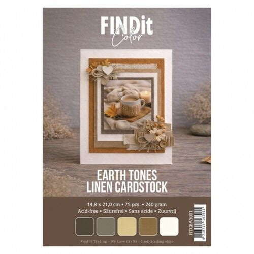 Linen Cardstock Earth Tones
