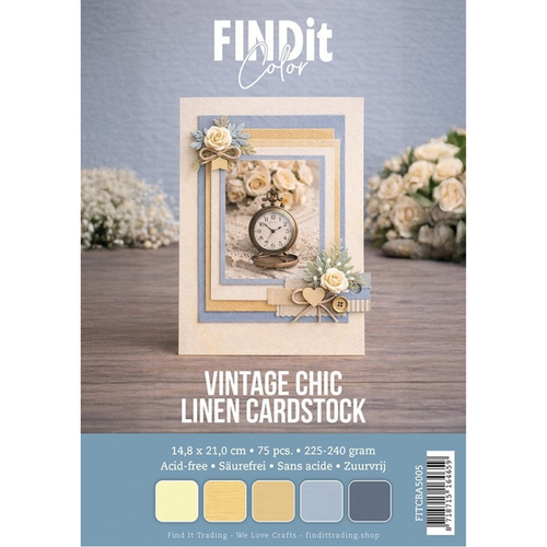 Linen Cardstock Vintage Chic
