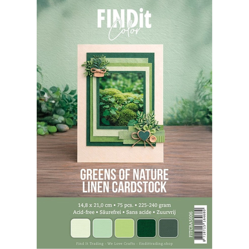 Linen Cardstock Greens of Nature