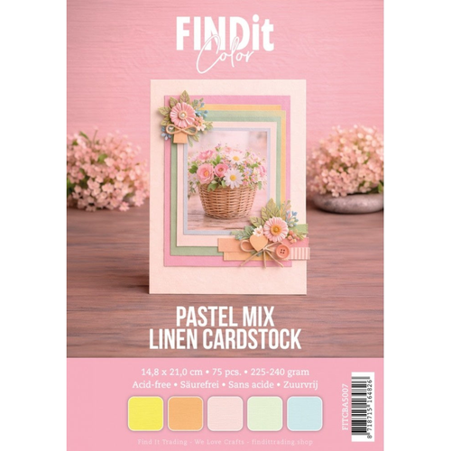 Linen Cardstock Pastel Mix