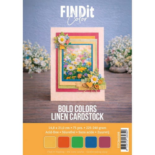 Linen Cardstock Bold Colors