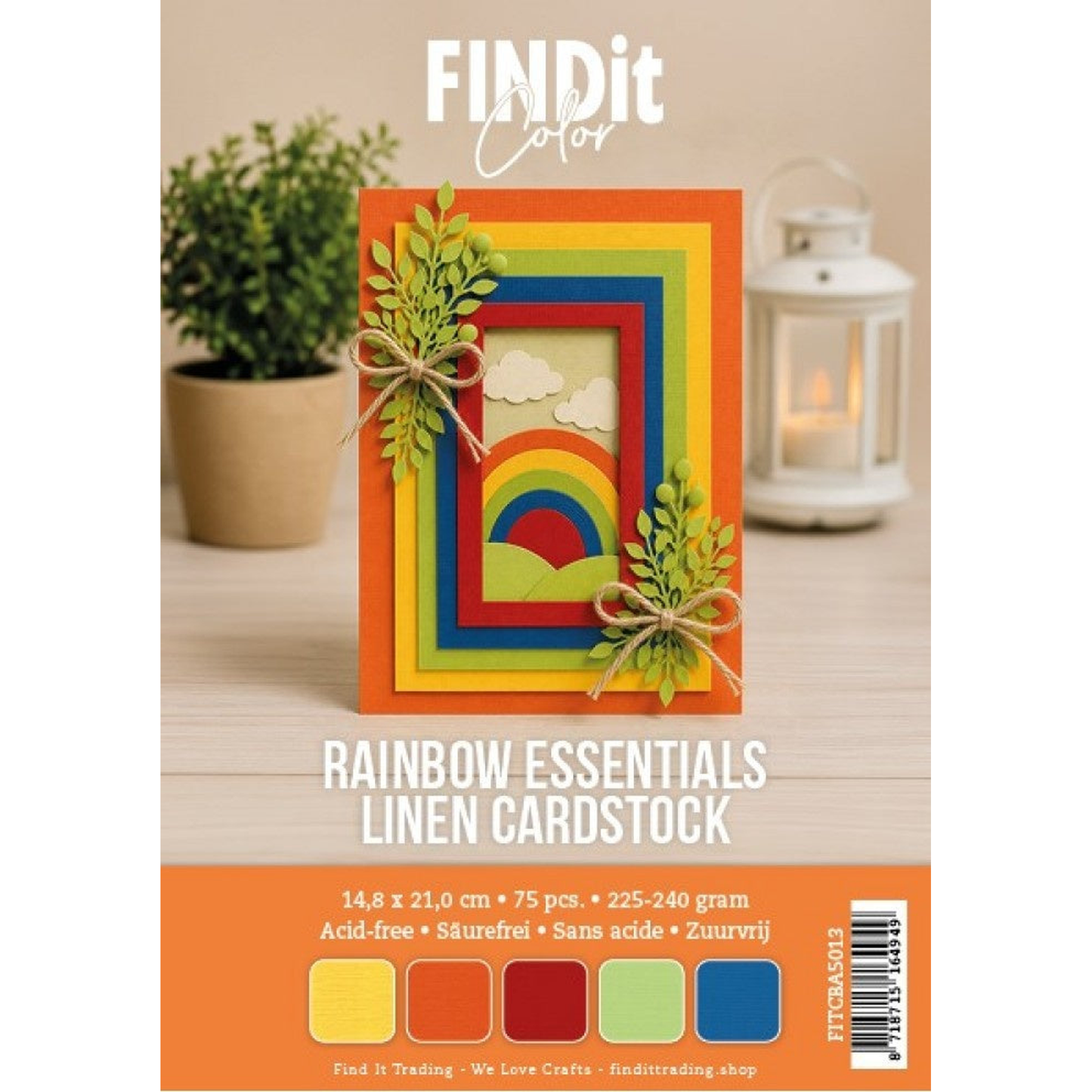 Linen Cardstock Rainbow Essentials