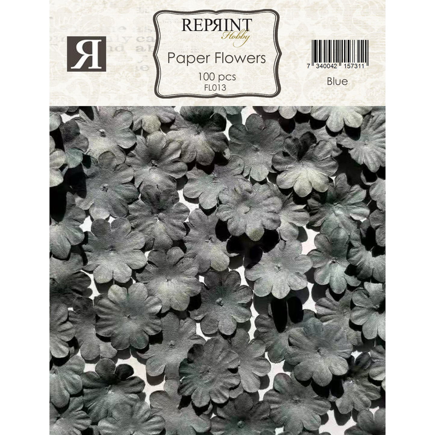 Paper Flowers Blue