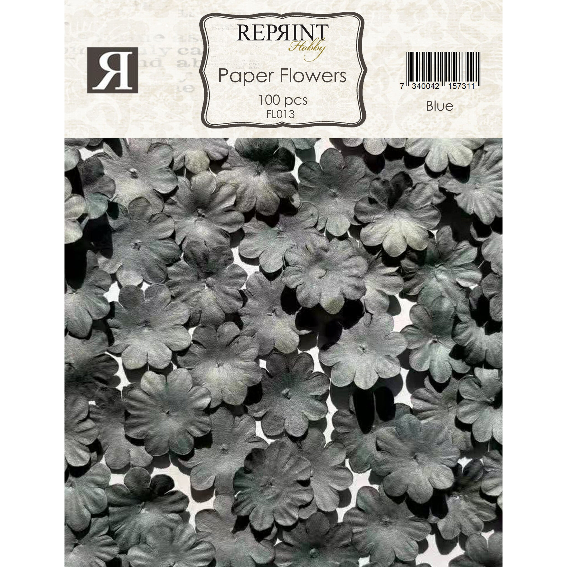 Paper Flowers Blue
