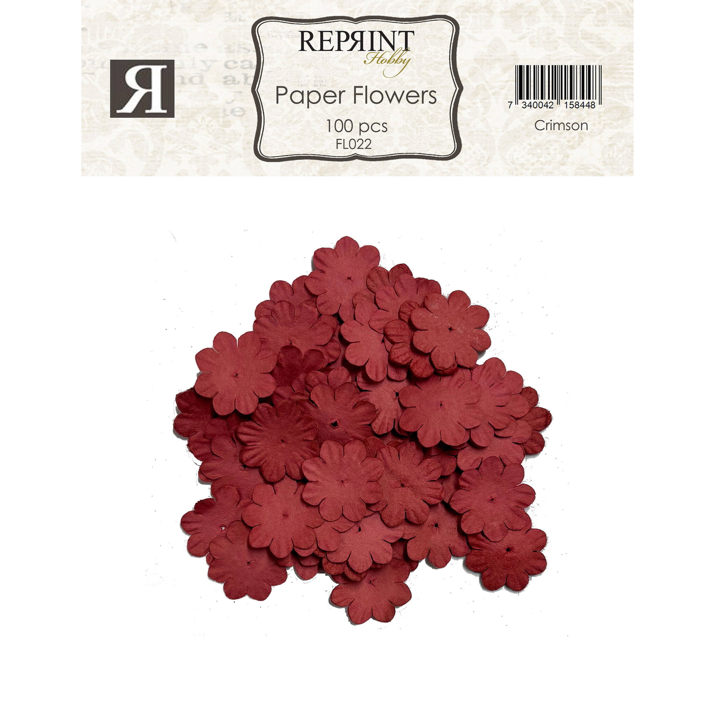 Paper Flowers Crimson