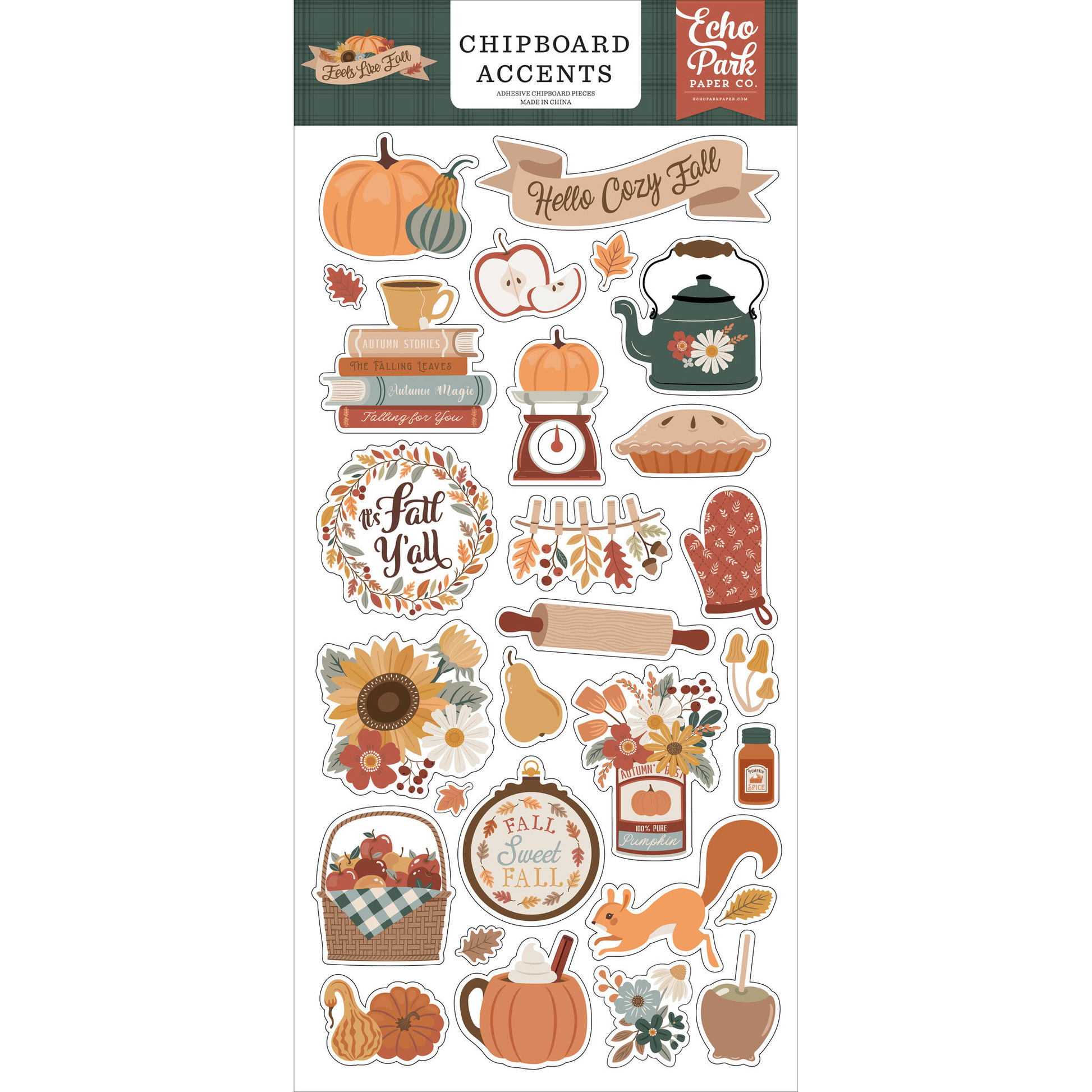 Feels Like Fall Chipboard Accents