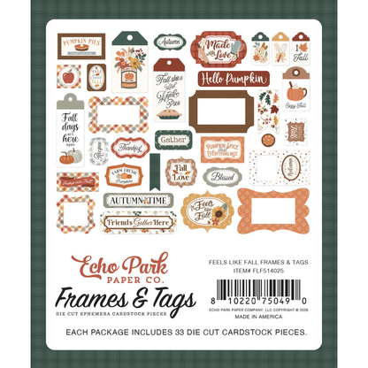 Feels Like Fall Frames & Tags