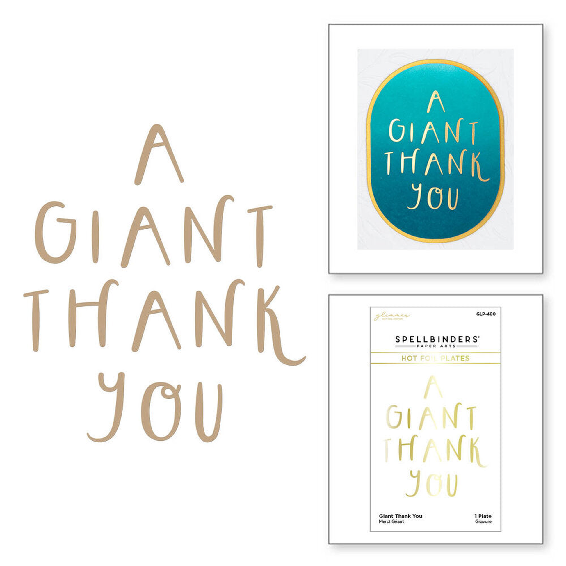 Spellbinders Giant Thank You