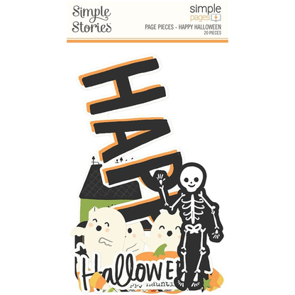 Simple Pages Page Pieces Happy Halloween