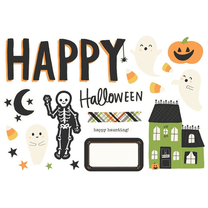 Simple Pages Page Pieces Happy Halloween