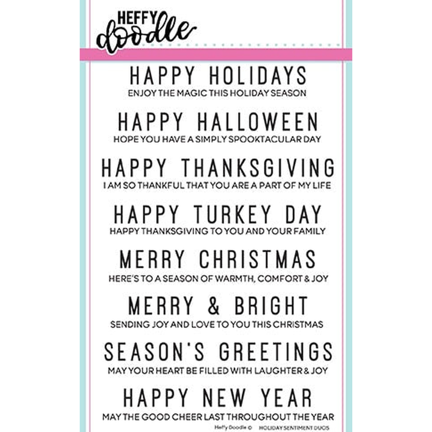 Holiday Sentiment Duos