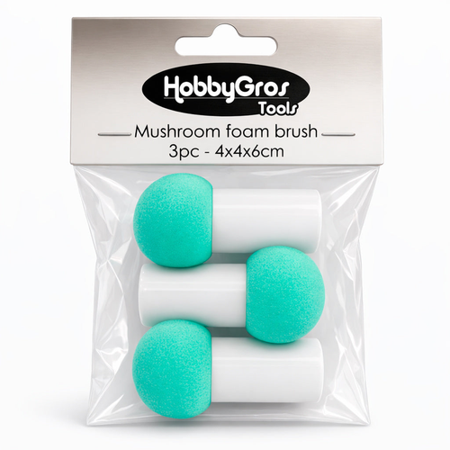 Mushroom Foam Brushes