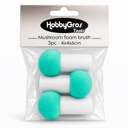 Mushroom Foam Brushes