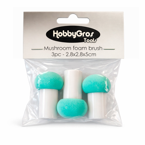 Mushroom Foam Brushes