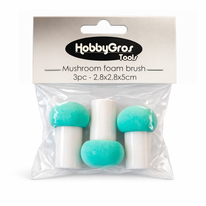 Mushroom Foam Brushes