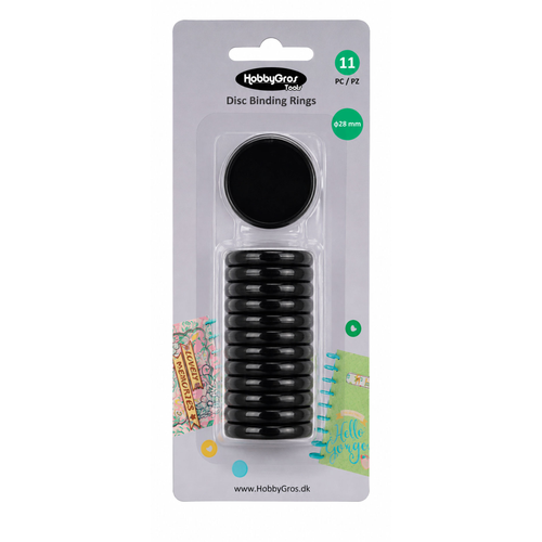 Disc Binding Rings Black