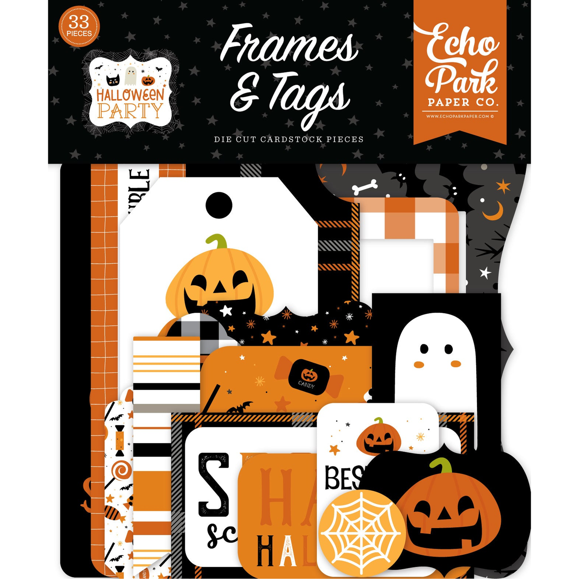 Halloween Party Frames & Tags