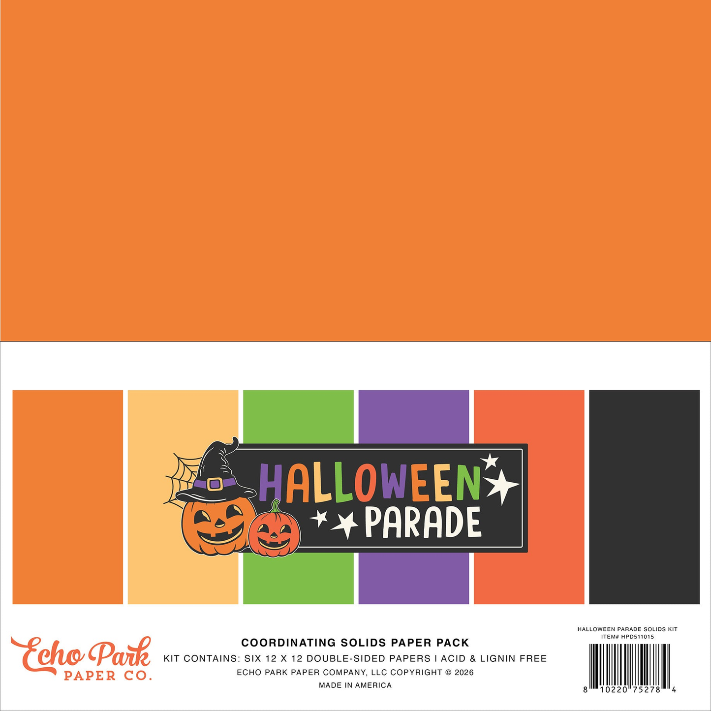 Halloween Parade Coordination Solids Paper Pack