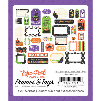 Halloween Parade Frames & Tags