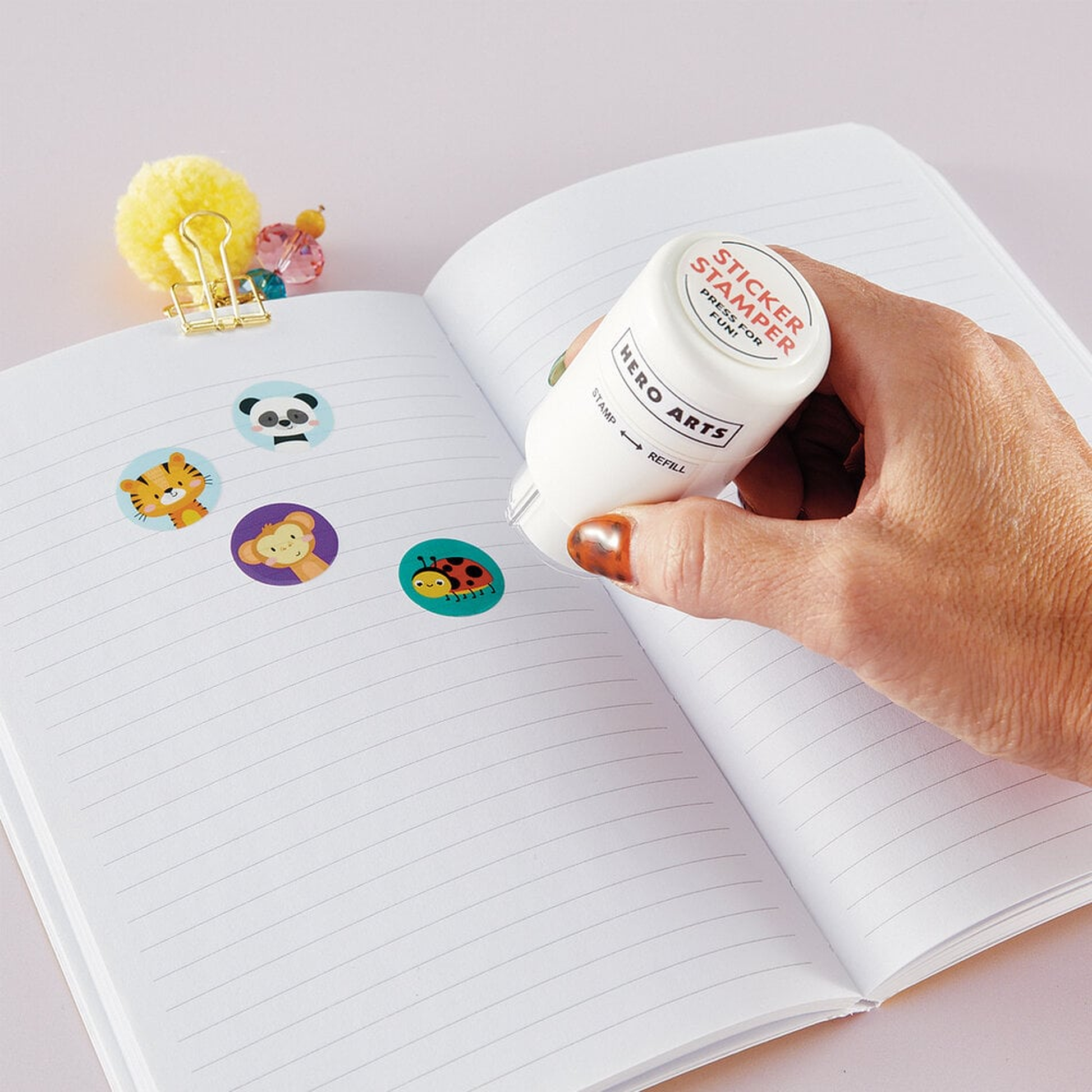 Sticker Stamper Starter Pack Bookworm