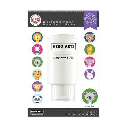 Sticker Stamper Starter Pack The Zoo