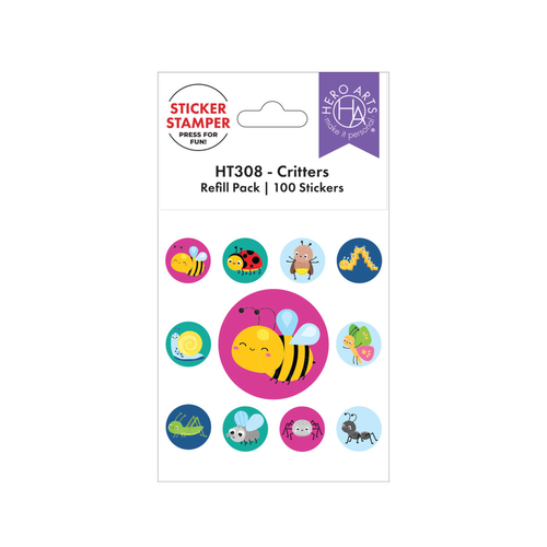 Sticker Stamper Refill Pack Critters