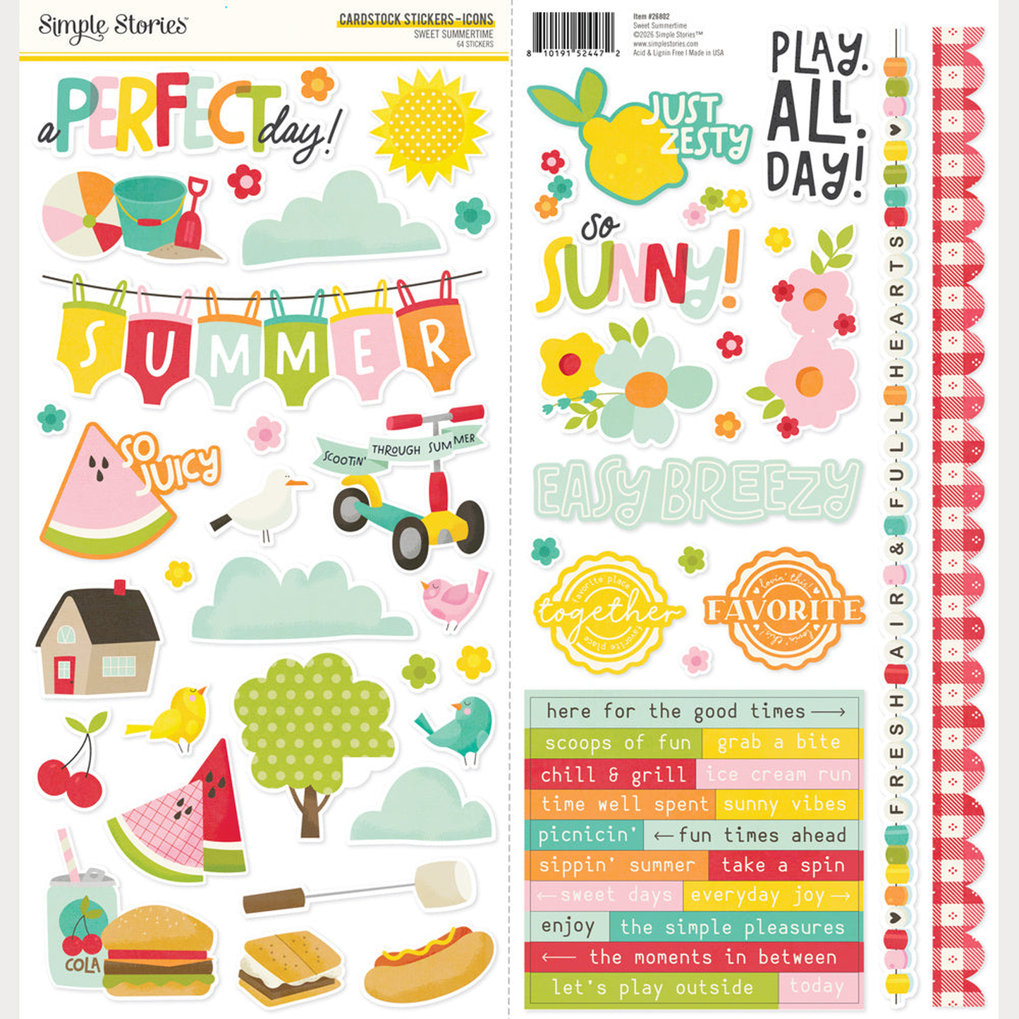 Sweet Summertime Icons