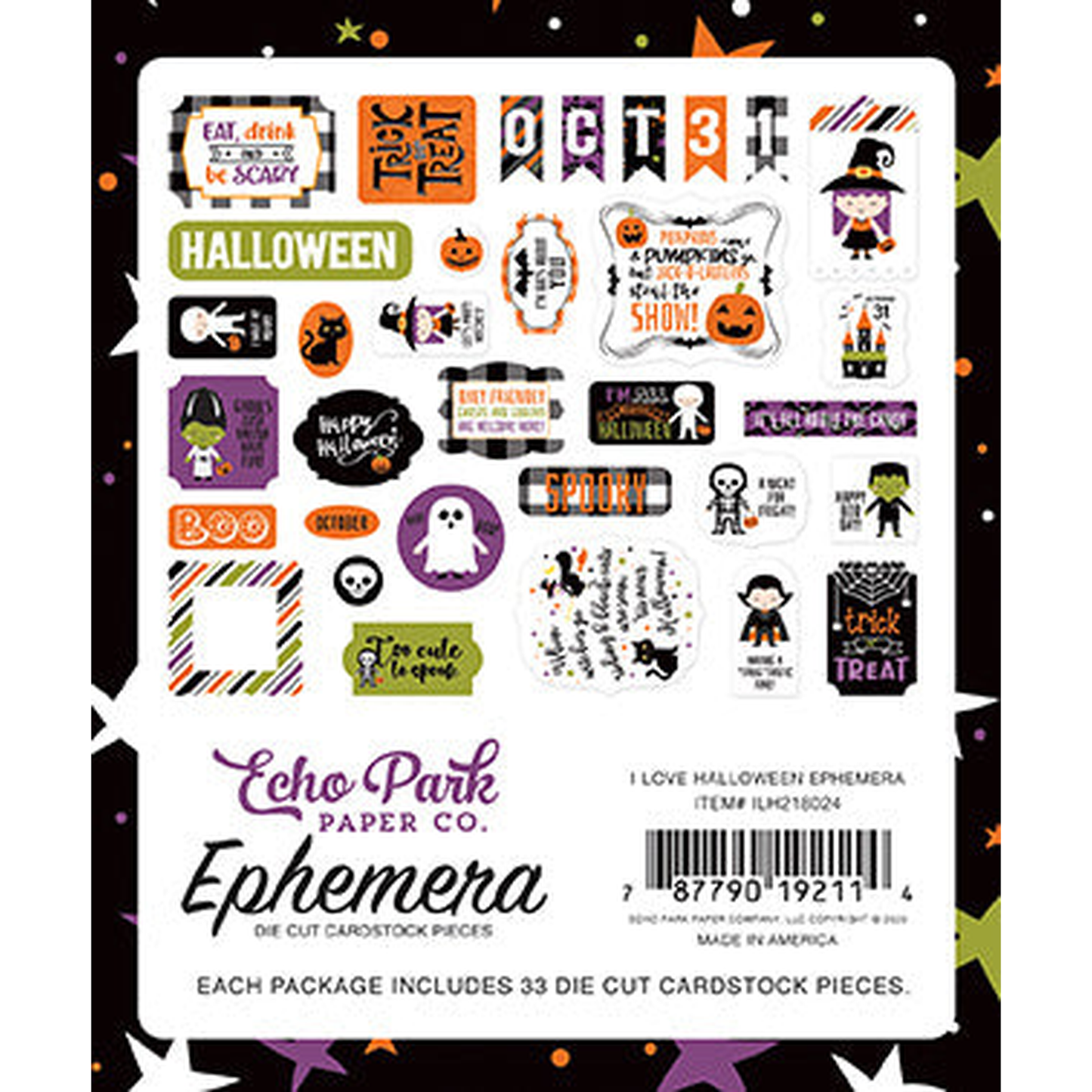 I Love Halloween Ephemera