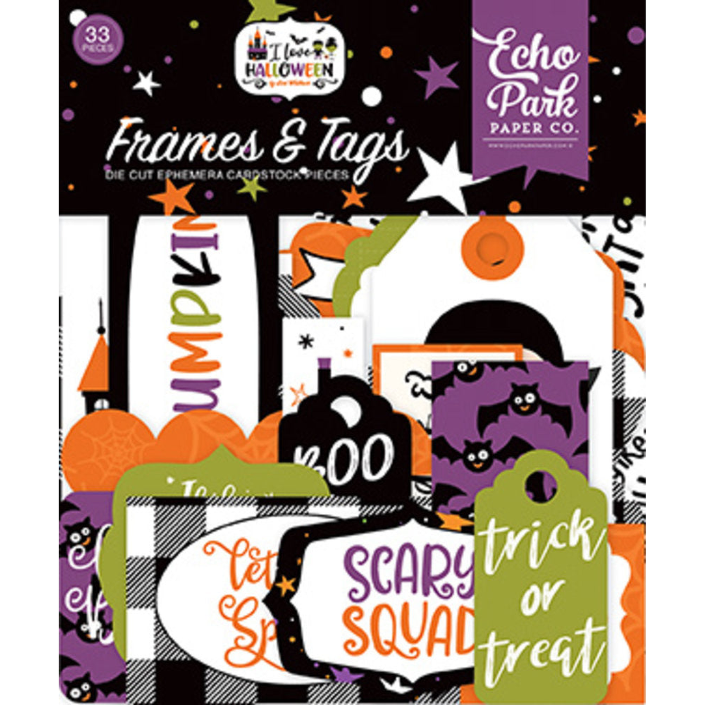 I Love Halloween Frames & Tags