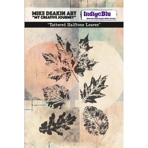 Tattered Halftone Leaves