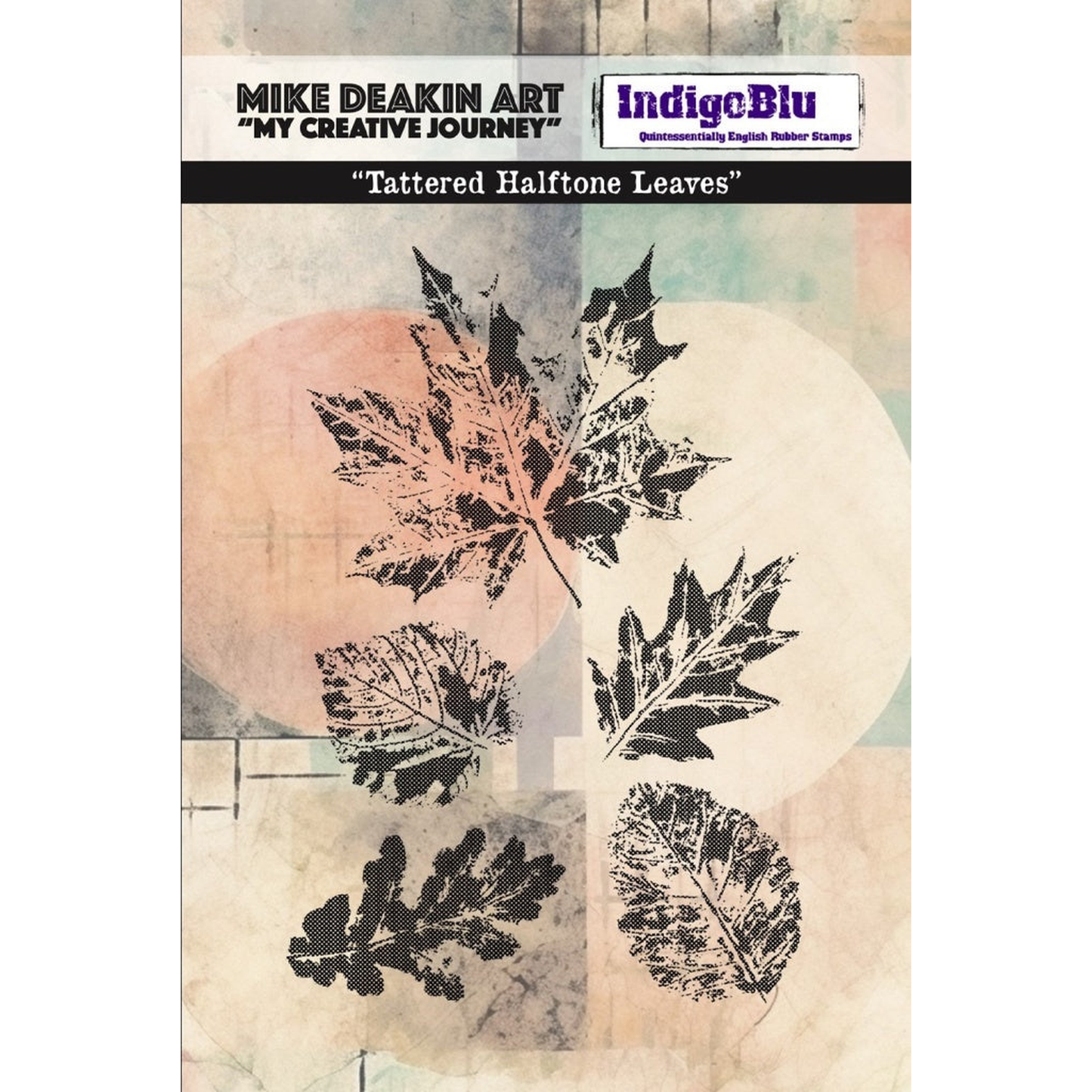Tattered Halftone Leaves