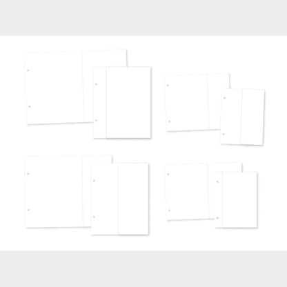SN@P! Flip Page 4x6/6x8 Inch Binder Inserts