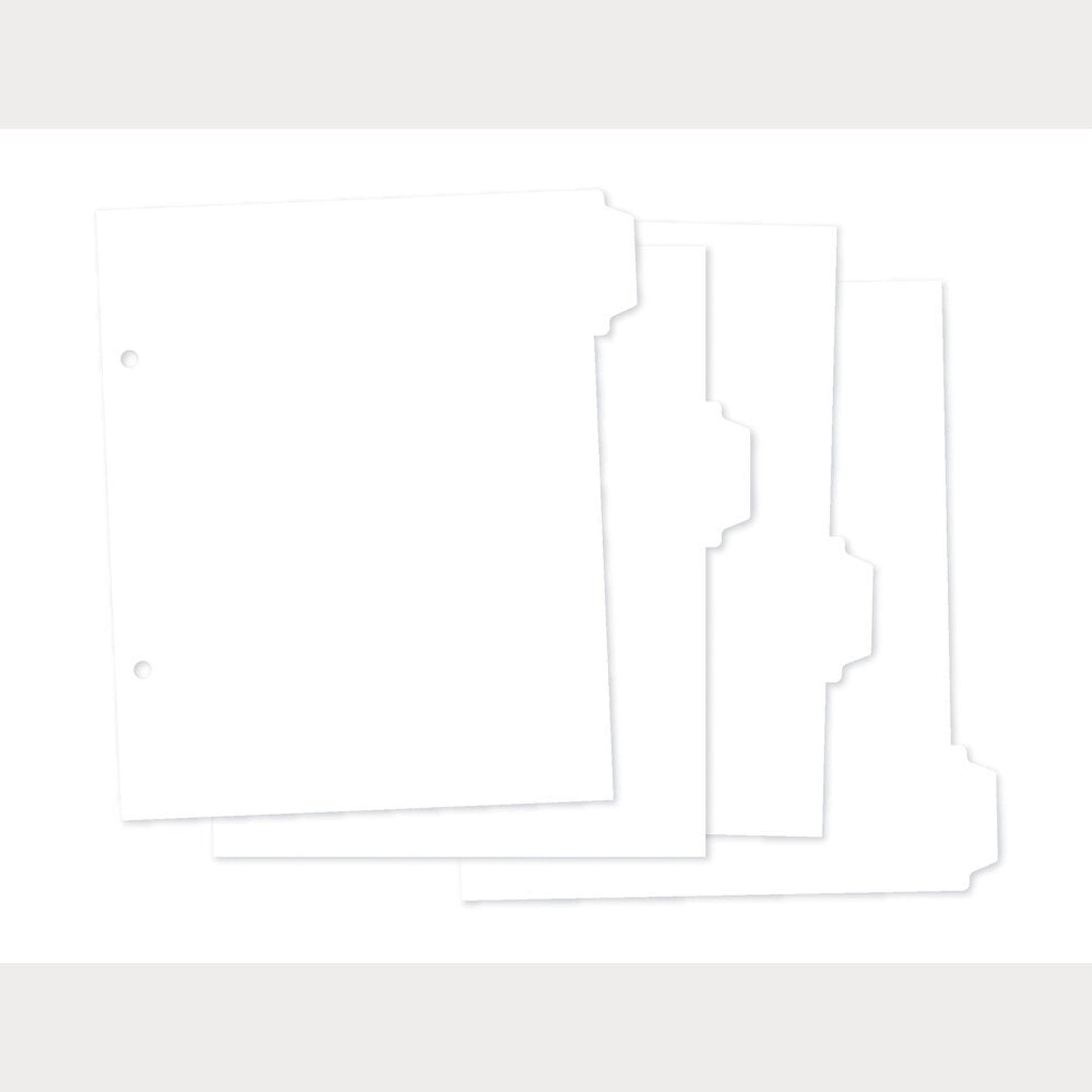 SN@P! Divider 6x8 Inch Binder Inserts