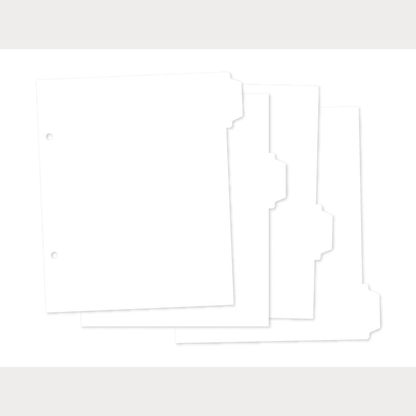 SN@P! Divider 6x8 Inch Binder Inserts