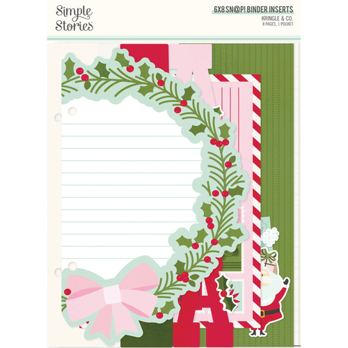 Kringle & Co. SN@P! Binder Inserts