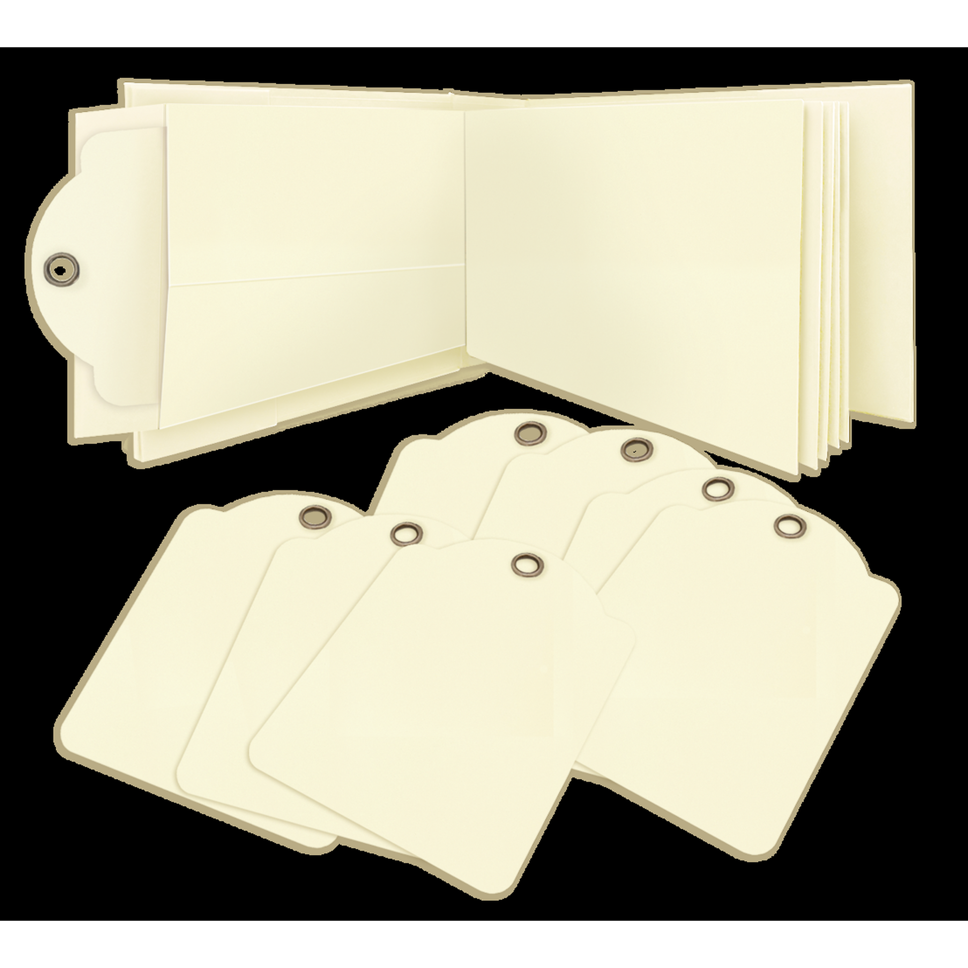 Rectangle Policy Envelope Album Ivory