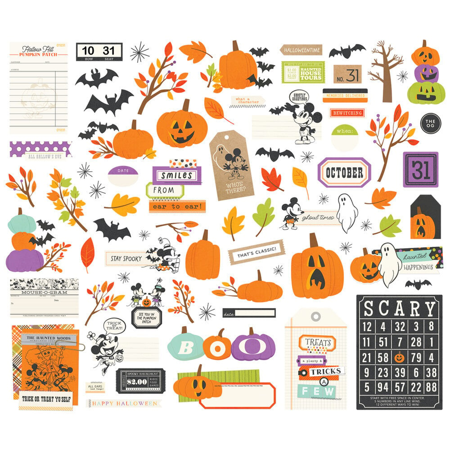 Say Cheese Classic Mouse Halloween Journal Bits & Pieces