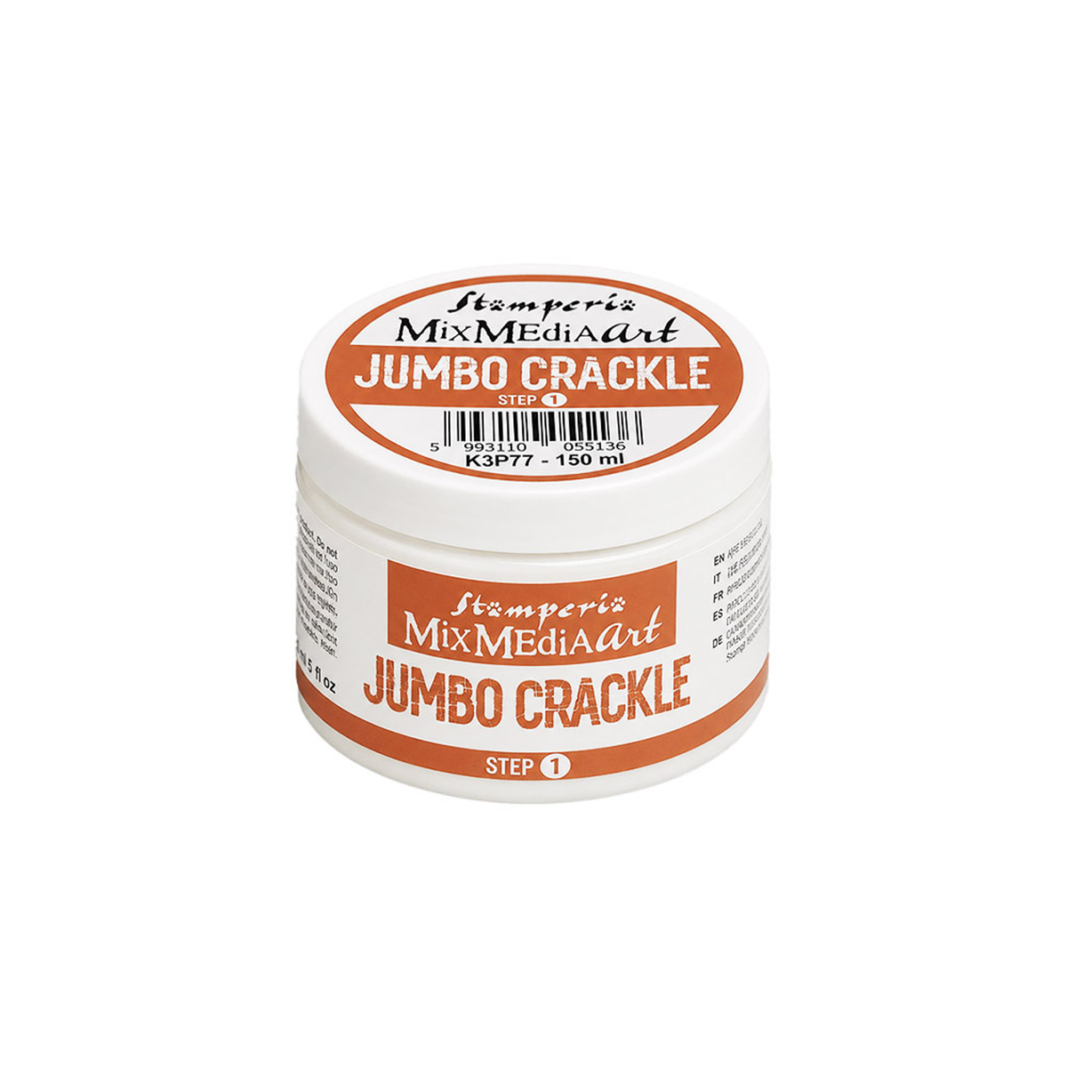 Jumbo Crackle Transparent Step 1