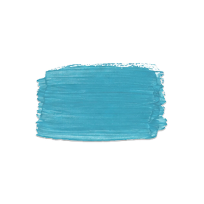 Art Stories Misty Paint Cyan Blue