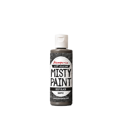 Art Stories Misty Paint Deep Black