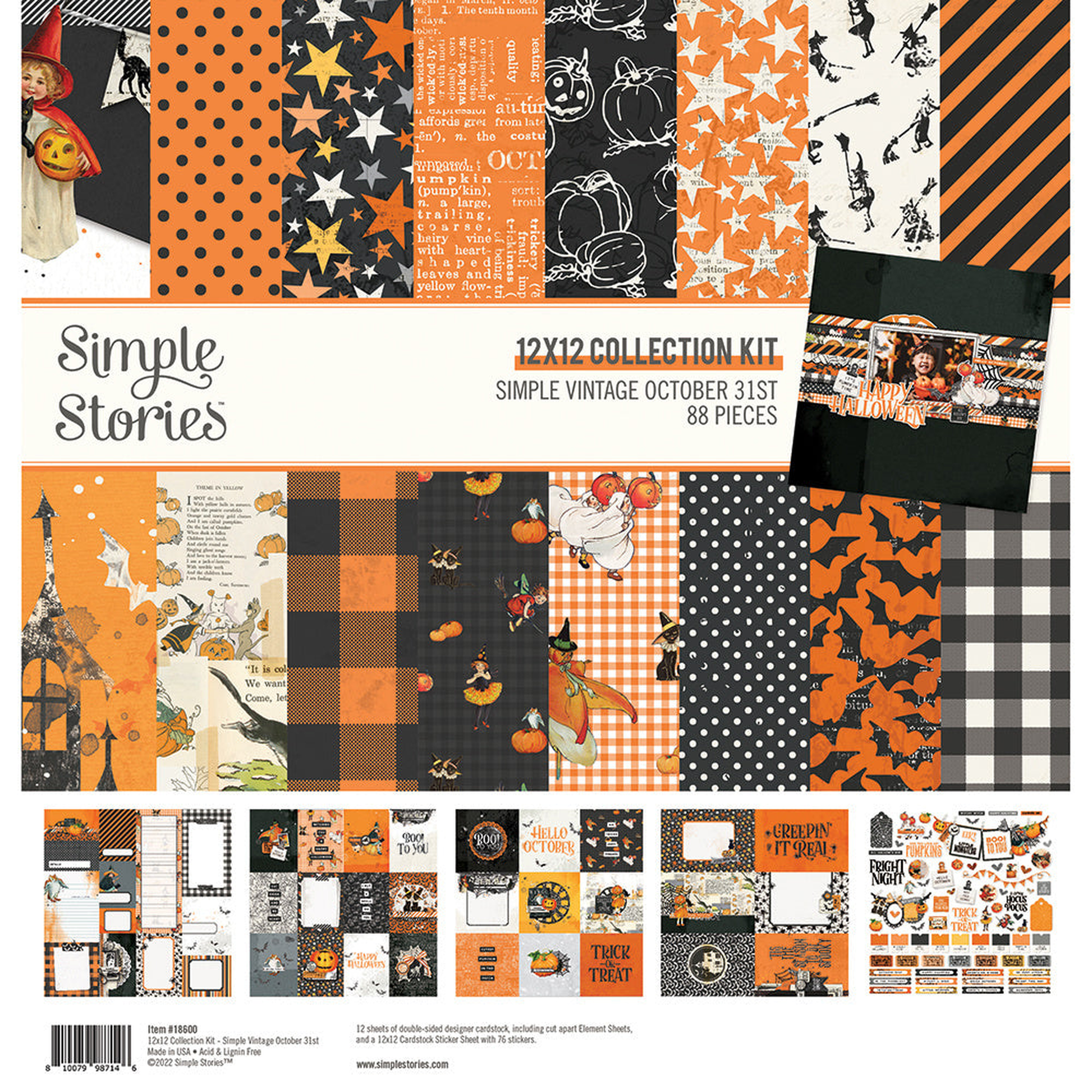 Simple Vintage October 31st Collection Kit
