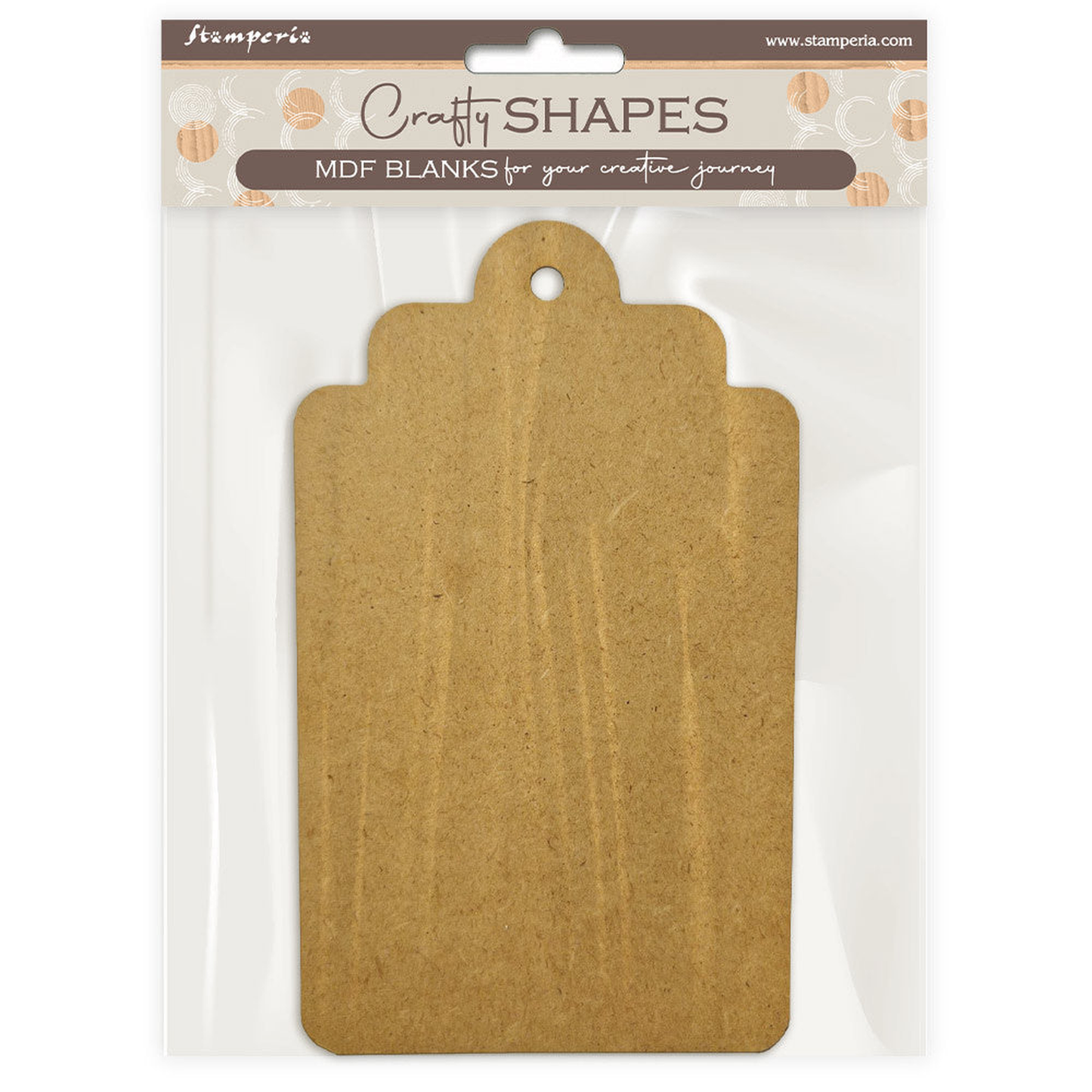 A New Beginning Crafty Shapes Blank Tag