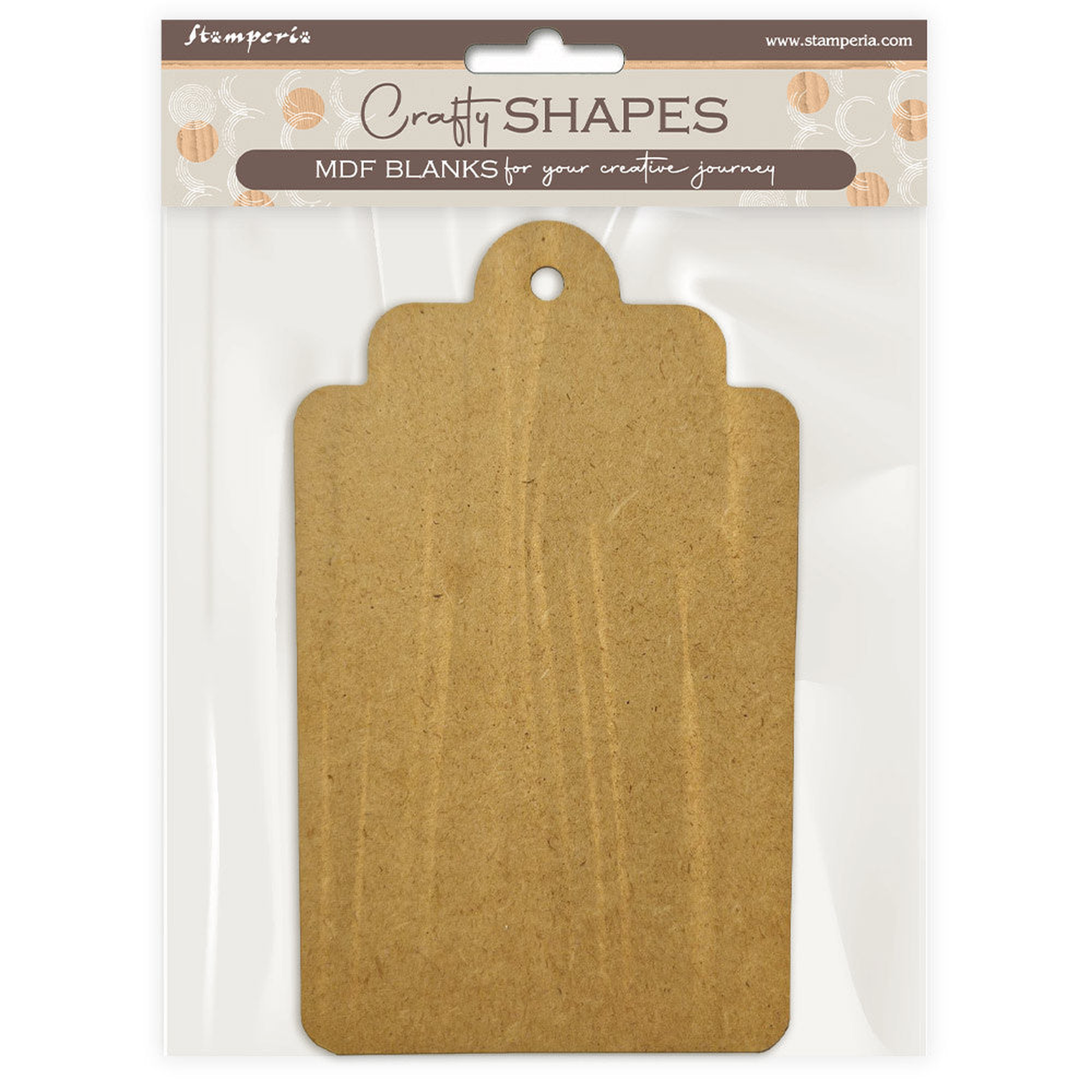 A New Beginning Crafty Shapes Blank Tag