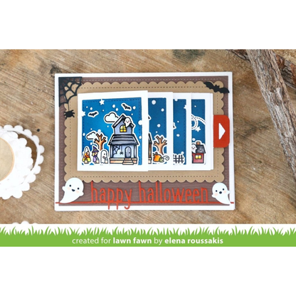 Happy Halloween Line Border