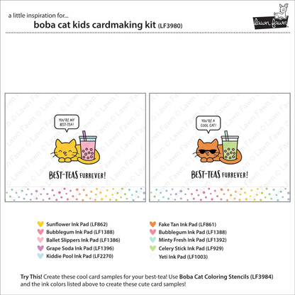 Boba Cat Kids Cardmaking Kit